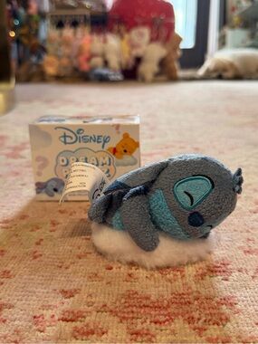 Disney Dream Puffz Stitch mini clip on plush bag charm